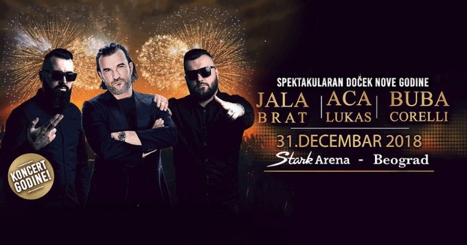docek nove godine u areni
