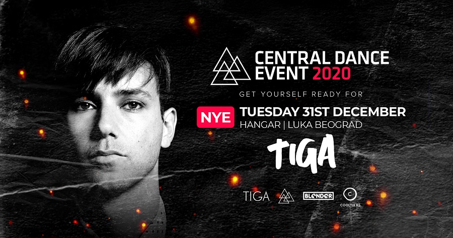 Tiga za Novu godinu u Hangaru u Luci Beograd u okviru Central Dance Event festivala