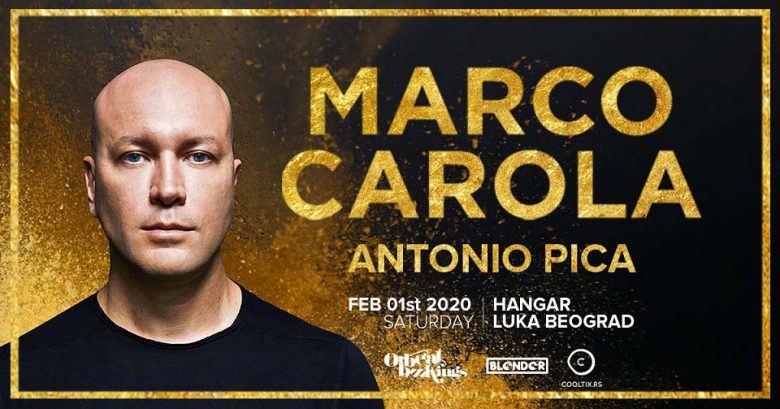 Globalni trendseter i legenda elektronske muzike – Marco Carola vraća se u Beograd